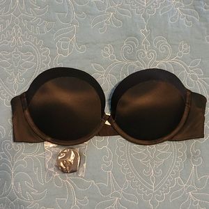 Strapless Black Bra